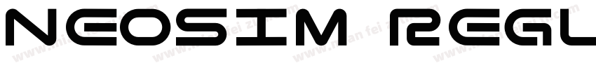 Neosim Regular字体转换
